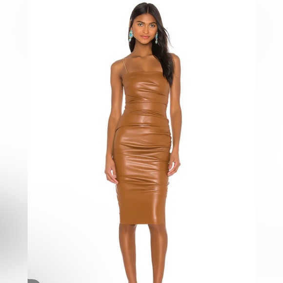 Nookie Dresses Nwt Nookie X Revolve Posse Midi Dress In Faux